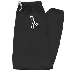 EDS Awareness Ribbon Classic Black Sweatpants