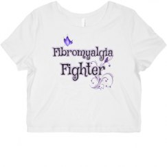 Ladies Slim Fit Crop Top Tee