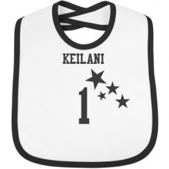 Infant Contrast Trim Bib