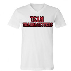 Unisex V-Neck Jersey Tee