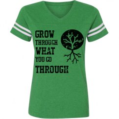 Ladies Relaxed Fit Vintage Sports Tee