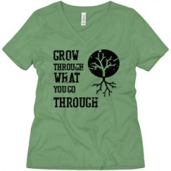 Ladies Relaxed Fit V-Neck Tee