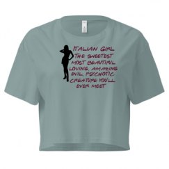 Ladies Festival Cali Crop Top Tee