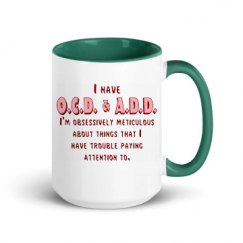 15oz Ceramic Mug with Color Inside