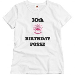 30th birthday posse