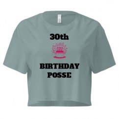 Ladies Festival Cali Crop Top Tee