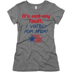 Ladies Slim Fit Super Soft Triblend Tee