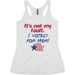 Ladies Slim Fit Super Soft Racerback Triblend Tank