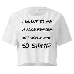 Ladies Festival Cali Crop Top Tee