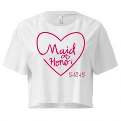 Ladies Festival Cali Crop Top Tee