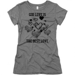 Ladies Slim Fit Super Soft Triblend Tee