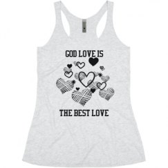 Ladies Slim Fit Super Soft Racerback Triblend Tank