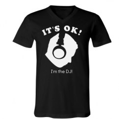 Unisex V-Neck Jersey Tee