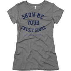 Ladies Slim Fit Super Soft Triblend Tee