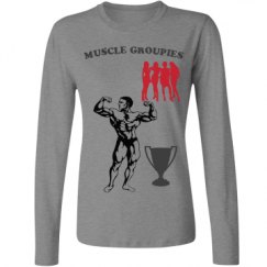 Ladies Relaxed Fit Basic Long Sleeve Tee