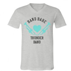 Unisex V-Neck Jersey Tee