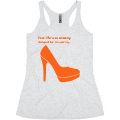 Ladies Slim Fit Super Soft Racerback Triblend Tank