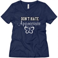 Ladies Relaxed Fit V-Neck Tee