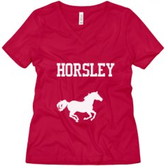 Ladies Relaxed Fit V-Neck Tee