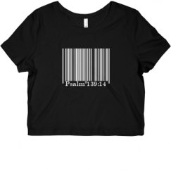 Ladies Slim Fit Crop Top Tee