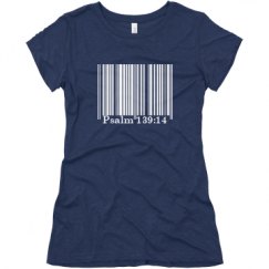 Ladies Slim Fit Super Soft Triblend Tee