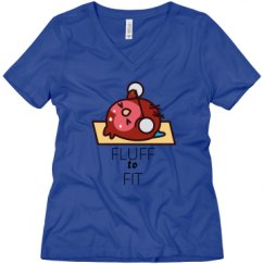 Ladies Relaxed Fit V-Neck Tee