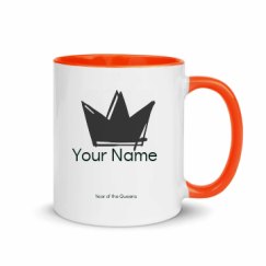 11oz Ceramic Mug with Color Inside