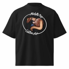 Unisex Organic Oversized High Neck T-Shirt