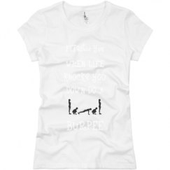 Ladies Slim Fit Basic Promo Jersey Tee