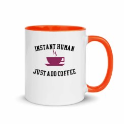 11oz Ceramic Mug with Color Inside