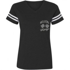 Ladies Relaxed Fit Vintage Sports Tee