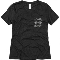 Ladies Relaxed Fit Super Soft Triblend V-Neck Tee