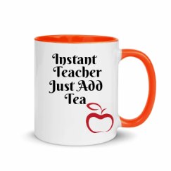 11oz Ceramic Mug with Color Inside