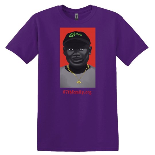 87TH MALIK FIGHTER TEE PURPLE