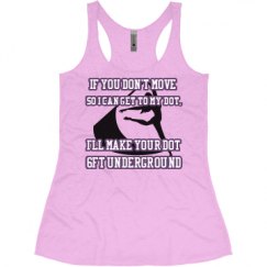 Ladies Slim Fit Super Soft Racerback Triblend Tank