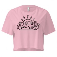 Ladies Festival Cali Crop Top Tee