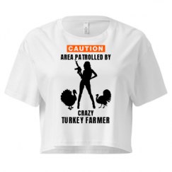 Ladies Festival Cali Crop Top Tee