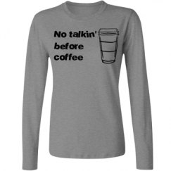 Ladies Relaxed Fit Basic Long Sleeve Tee