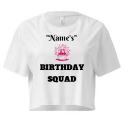 Ladies Festival Cali Crop Top Tee