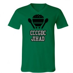 Unisex V-Neck Jersey Tee