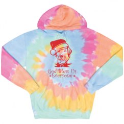 Unisex Tie-Dye Fleece Hoodie