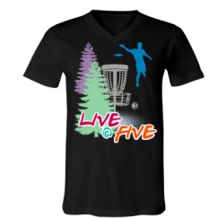 Unisex V-Neck Jersey Tee