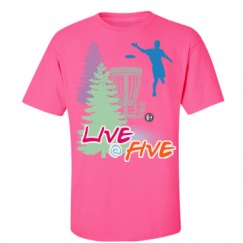 Unisex Ultra Cotton Safety Neon Crewneck Tee