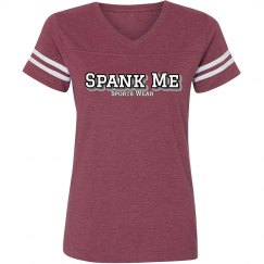 Spank Me Sports Wear Vintage T Shirt - Black