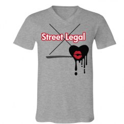 Unisex V-Neck Jersey Tee