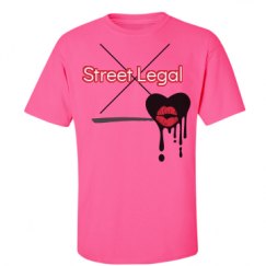 Unisex Ultra Cotton Safety Neon Crewneck Tee