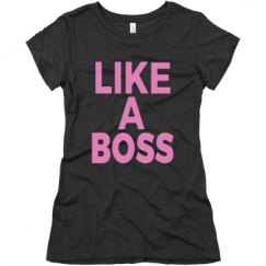 Ladies Slim Fit Super Soft Triblend Tee