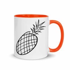 11oz Ceramic Mug with Color Inside