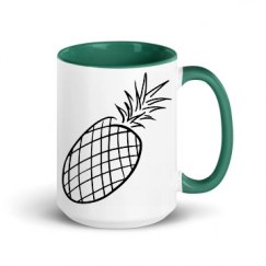 15oz Ceramic Mug with Color Inside