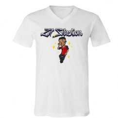 Unisex V-Neck Jersey Tee